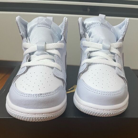 Nike Jordan 1 Mid Cobalt Bliss/White FD8782-400 Toddler Size 9c Medium - Picture 6 of 10